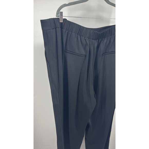 Vince Womens Pants Plus XXXL 3XL Black Crepe Wide Leg Pull On Trouser $325 NWT - Picture 11 of 16